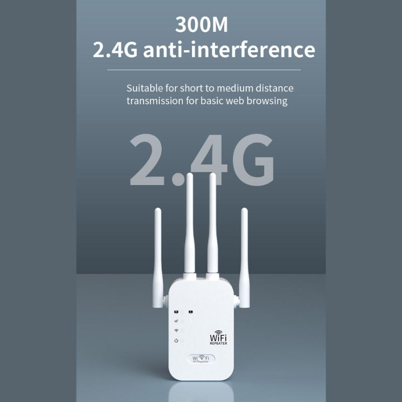 300Mbps WiFi Signal Amplifier Wireless Networking Router Repeating Wall Extender Accessories Enhancer Home Penetration