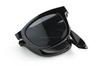FEEL LIFE Wellington-style Folding Fashion Sunglasses FI7006-1 Black X Smoke