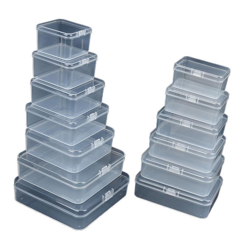 New Rectangular Transparent PP Plastic Storage Box