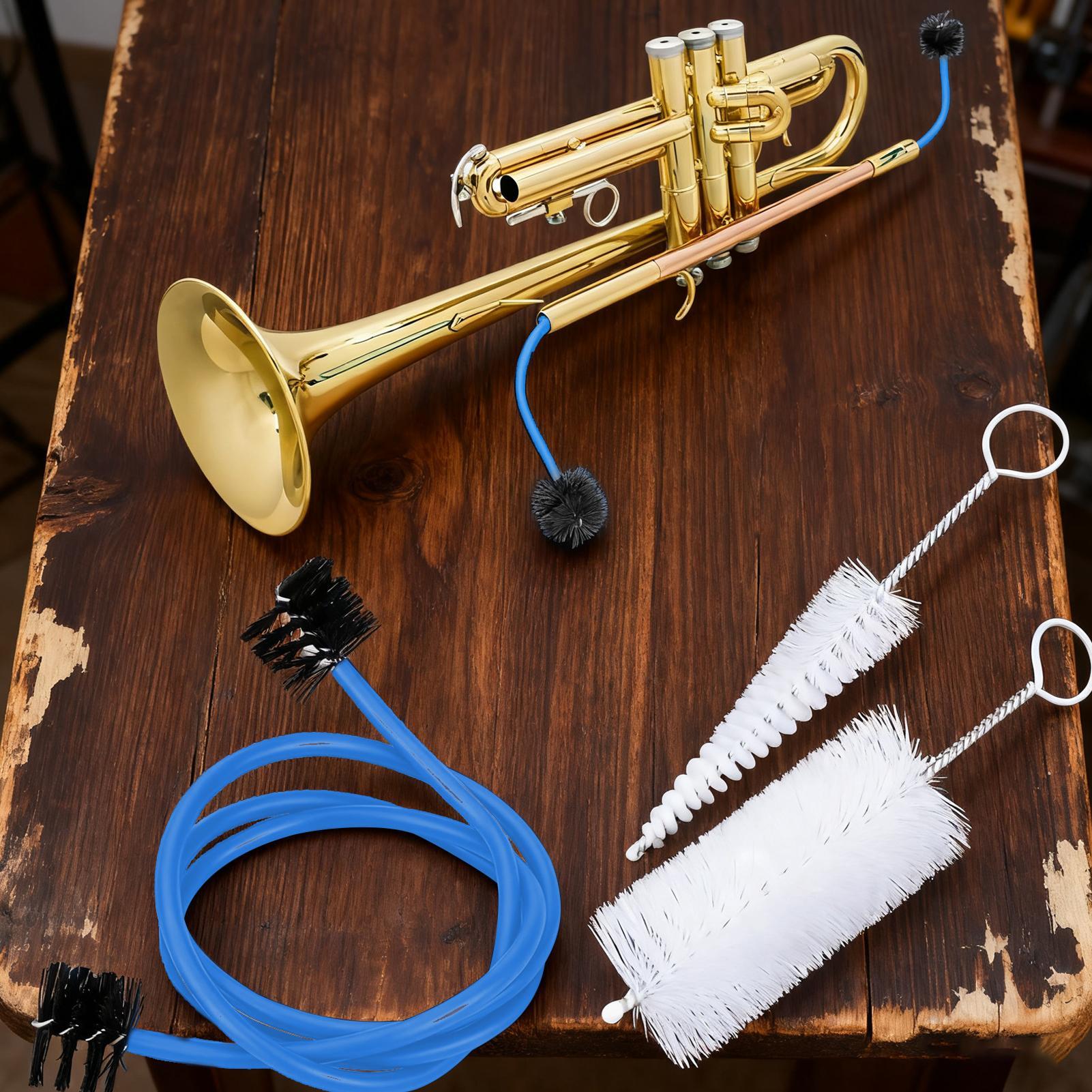 

7-Piece Trumpet Cleaning Kit, Professional Instrument Care & Restoration Tools for Students, Musicians & Beginners China Mainland