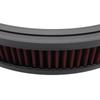 High Flow Round Air Cleaner Filter Washable and Reusable Replacement for Chevy Ford Mopar SBC BBC 14inch* 2inch Blue/Black/Red