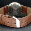 HAND-WINDING VINTAGE FAVRE LEUBA 253 SEA CHIEF SWISS MENS BROWN WATCH A702047-5 R208-a702047