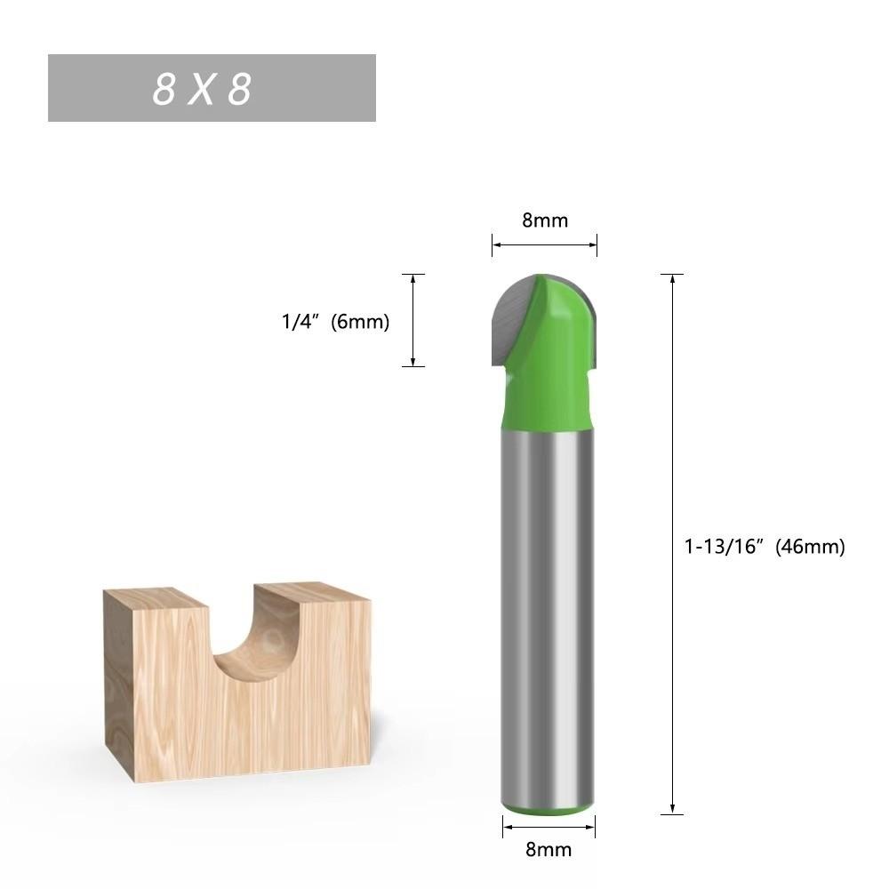 Precision Cutting Ball Nose End Mill Round Nose Cove Router Bit New Wood Carving Bit Wood Working