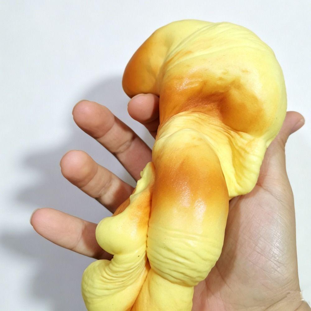 Slow Rising Bread Squishy Toy Hand Relaxing Sensory Fidget Cake Squishy Croissant Children Gift