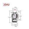 Stainless Steel Sliding Roller Grooved with Metal Bracket Smooth Rolling Door