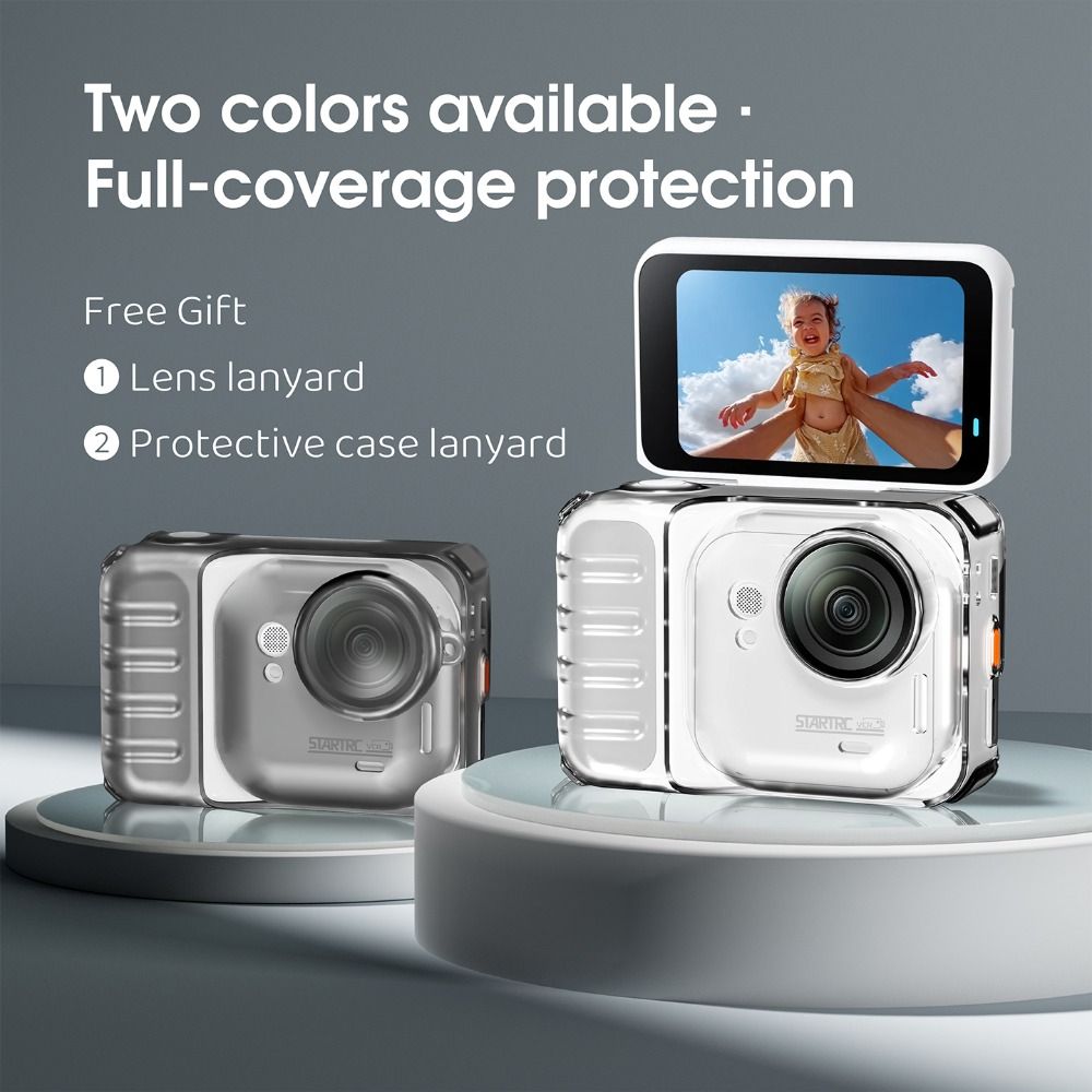 Przezroczysta Osłona Ochronna TPU Przezroczysta Obudowa do Kamery Akcji Insta360 Go Ultra Akcesoria