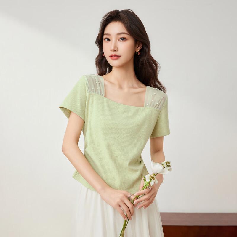 IEF French Style Summer Square Neck Top