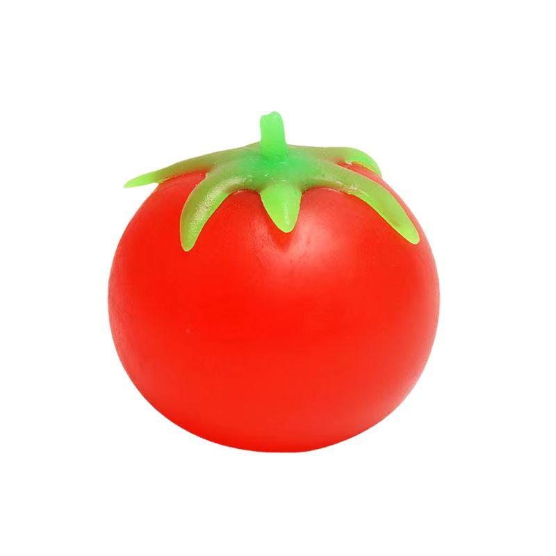 Juguetes para mascotas, Bolas de presión manuales, Liberar estrés, Aliviar la presión, Ventilar, Bolas de agua, Bolas de fruta, Tomates, Tomates
