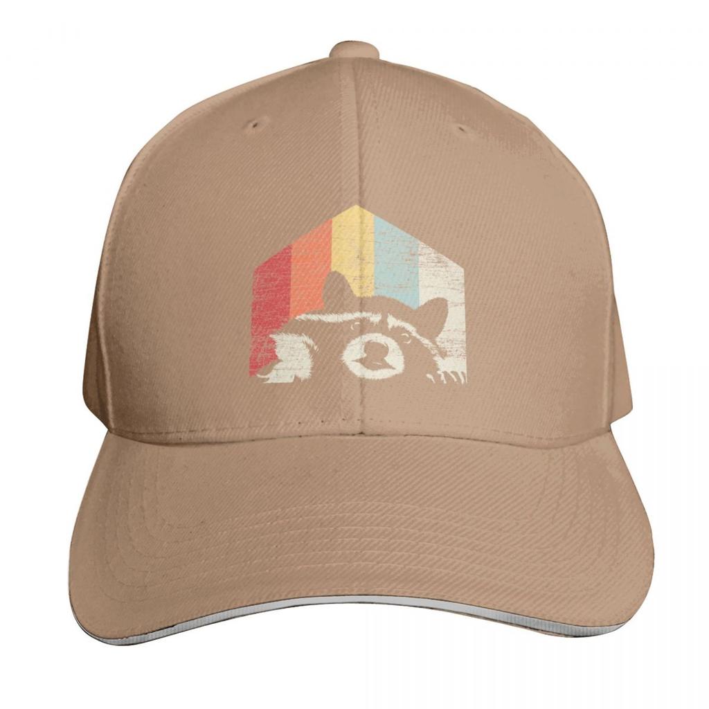Racoon Baseball Cap Sunhat Custom Cap Derby Hat Bobble Hat For Unisex Womens