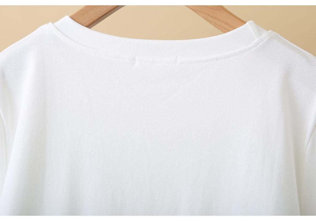 2026 Summer Plus Size Women's Casual Cotton Printed T-Shirt