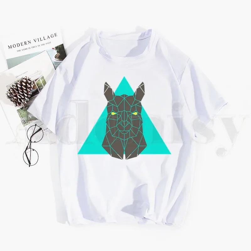 Alpaca No Prob Llama Attractive Design Pretty Tshirt Hip Hop Girl Print Tees Harajuku Tshirts Fashion Summer Tshirt