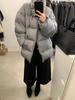 Purchased autumn and winter casual literary Nordic soft puff down jacket women's short coat
