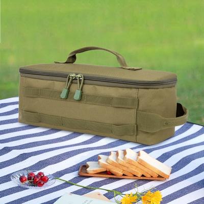 Camping Storage Bag Large Capacity Gas Tank Storage Bag Multifunctional Gas Stove Canister Carry Bag for Outdoor Picnic Tool