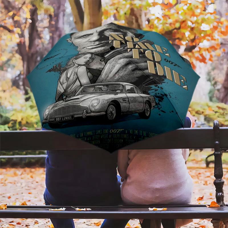 007: Spectre Danger Folding umbrella travel Suitable for all seasons light printing Umbrella