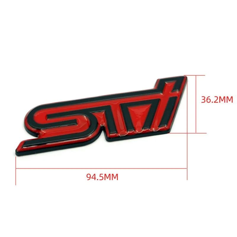 3D Metal Car Sticker Subaru Impreza Legacy Forester Personalized Modification STI Logo Metal Rear Car Stickerqq1