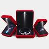 Portable Jewelry Storage Box with LED Light Ring Bracelet Necklace Organizer