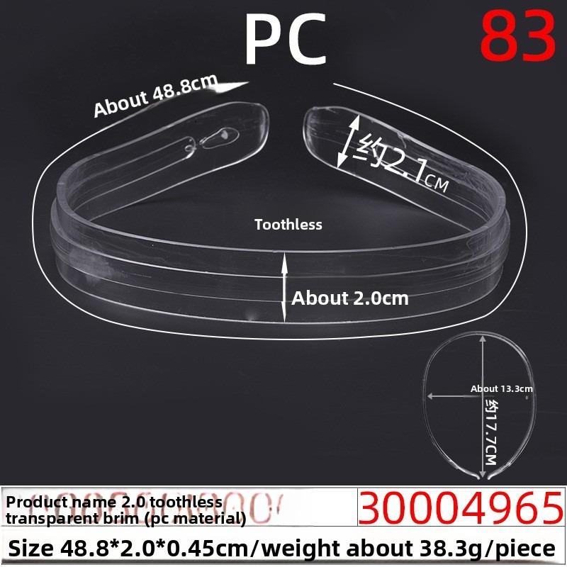 Plastic Headband Accessories Sun HatWomen's Handcrafted Headband Overhead Sun HatRough Hair Band