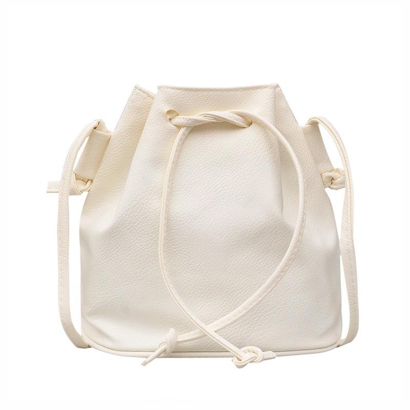 Elegant Hot Sale Women Handbag Small Bucket Shape Bags Pu Leather Shoulder Crossbody Bag With Timeless Design