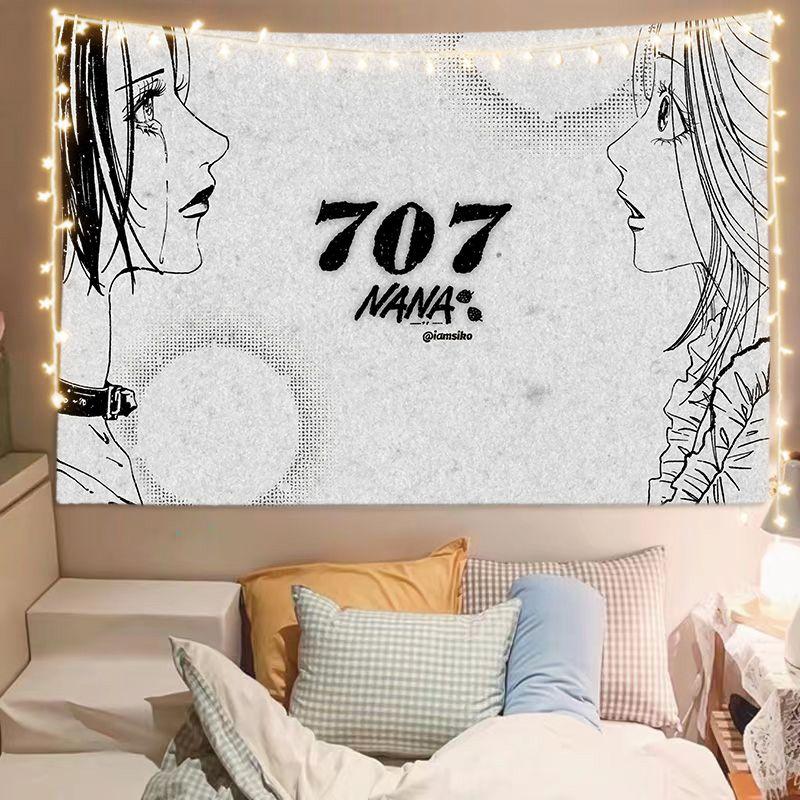 Popular Japanese Anime Poster Tapestry NANA Wall Hanging Cloth Bedroom Aesthetic Home Decoration Birthday Banner Wall Art Decor