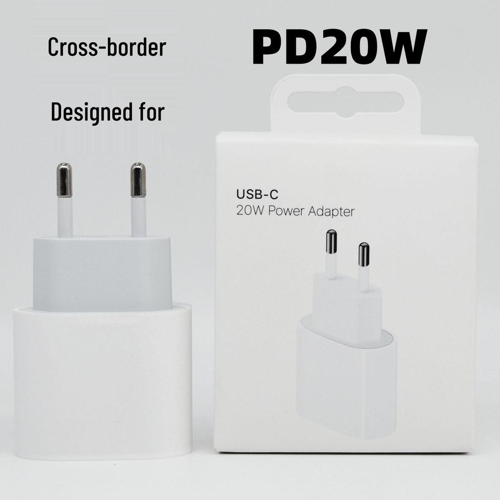 Set Caricabatterie Rapido Standard Europeo PD20W per iPhone 16/15