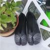 Fashion Women's Split-Toe Pig Hoof Shoes Spring Autumn Tabi Flats Bottom Slip-On Bean Walking Sneakers Comfortable Genuine Leather Upper