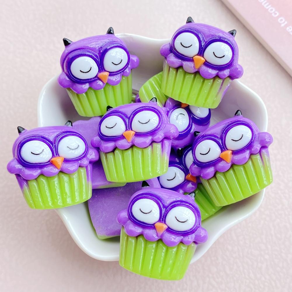 8Pcs New Models Resin Cute Cartoon Halloween Series Flat Bottom Scrapbook Diy Jewelry Hair Clips Phone Case Ornament Accessories