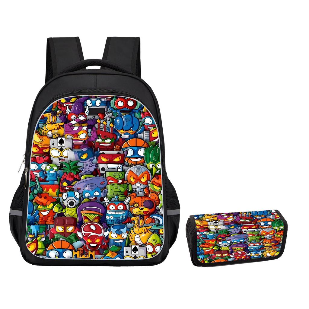 Superzings Trendy Comfortable School Bag Children'S Movie Peripheral Ultra Lightweight Storage Pencil Case
