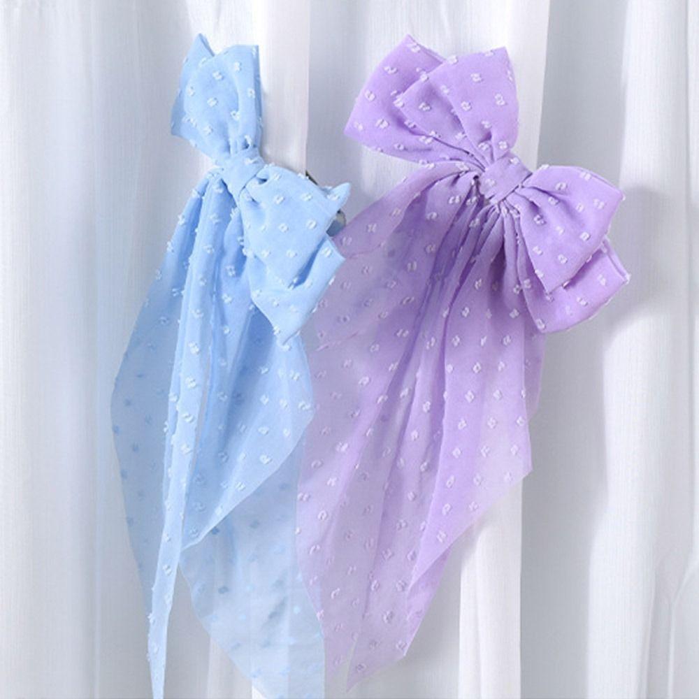 Ribbon Bowknot Curtain Tieback Clasp Curtain Rope Holders Window Curtain Buckles  Home Decor