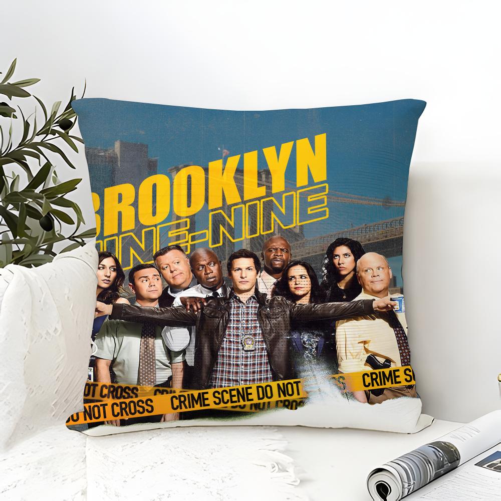 Sitcom Fernsehserie B-Brooklyn Nine-Nine 5 Kissenbezug Leinen Kissenbezug Sofa Heimdeko Kissenhülle Kissenhülle
