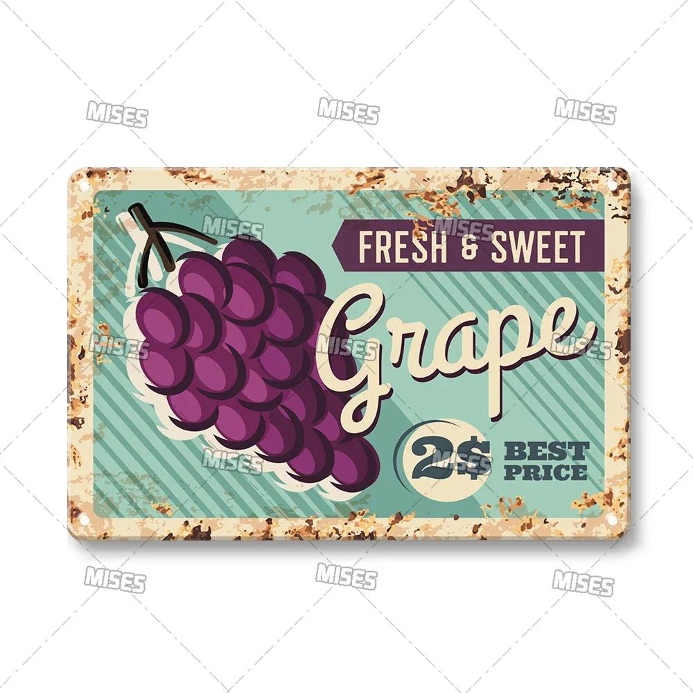 

Food Metal Sign Kitchen Metal Poster Home Garage Man Cave Industrial Decor High-Quality Decorative Plate Metal Plaque 20x30cm（7.8x11.8inch）