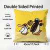 Cute P-Pingu Cartoon Cushion Cover Pattern Printed Pillowcase for Living Room Sofa Cushion Cover & Bedroom Decor