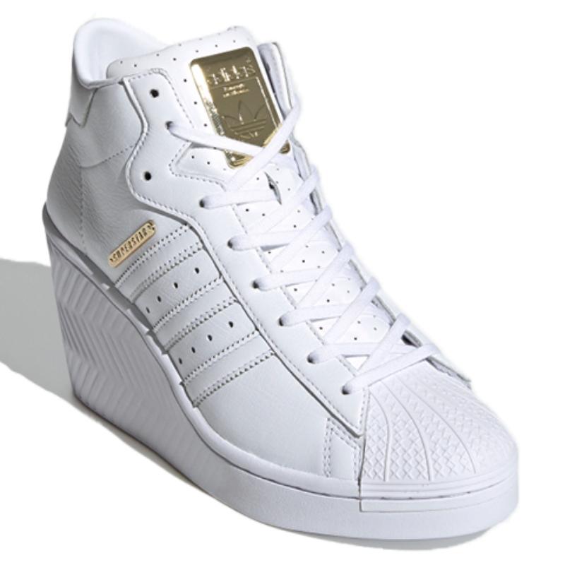 adidas Damen Superstar Ellure 'Weißgold Metallic' Damen Sneaker FW3198