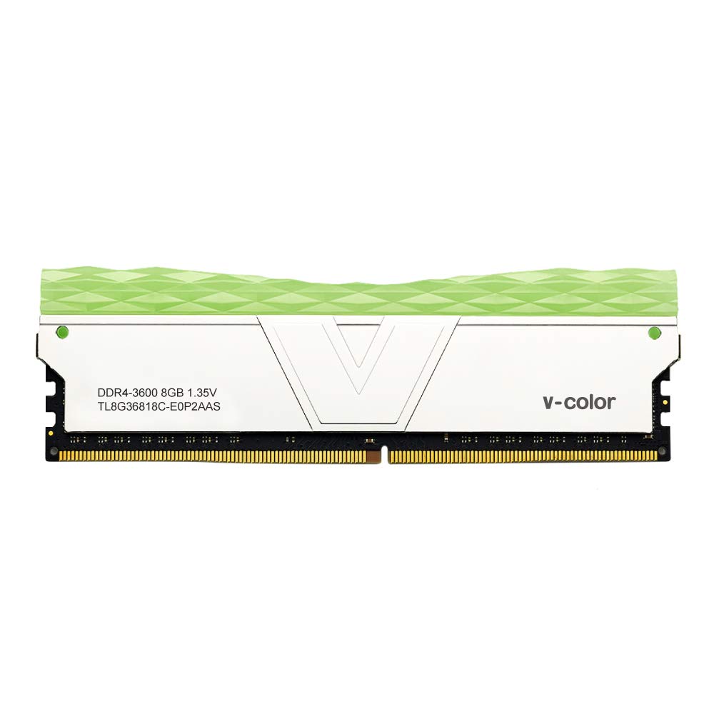 

Настільна ПК Пам ять 8 ГБ PRISM II RGB DIMM Серія PRISM II DDR4-3600 PC4-28800 V-Color TL8G36818C-E0P2SFS