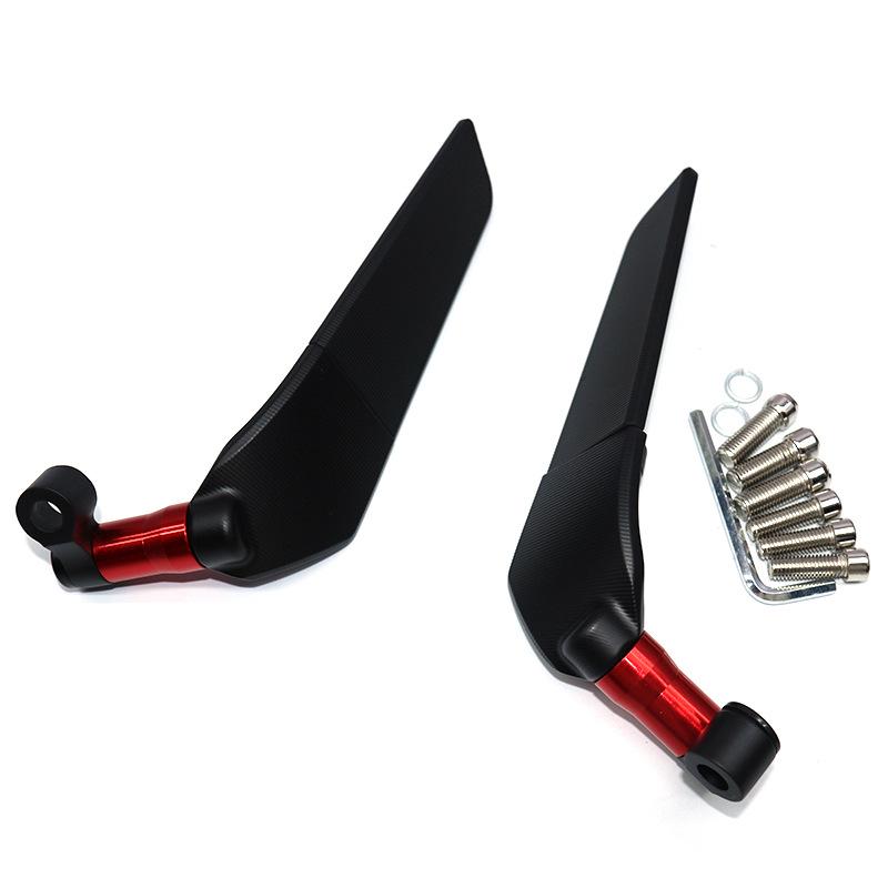Universal Motorcycle Rearview Mirror Wind Wing for Electric Vehicles, Compatible with Ninebot and Niu