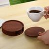 6 Pcs Holder Set Leather Coaster Waterproof Coffee Mug Cushions Common Size Cup Mat  Bar