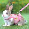 Kaninchen Geschirr und Leine Kleintierkleidung für Kaninchen Meerschweinchen Kleintier