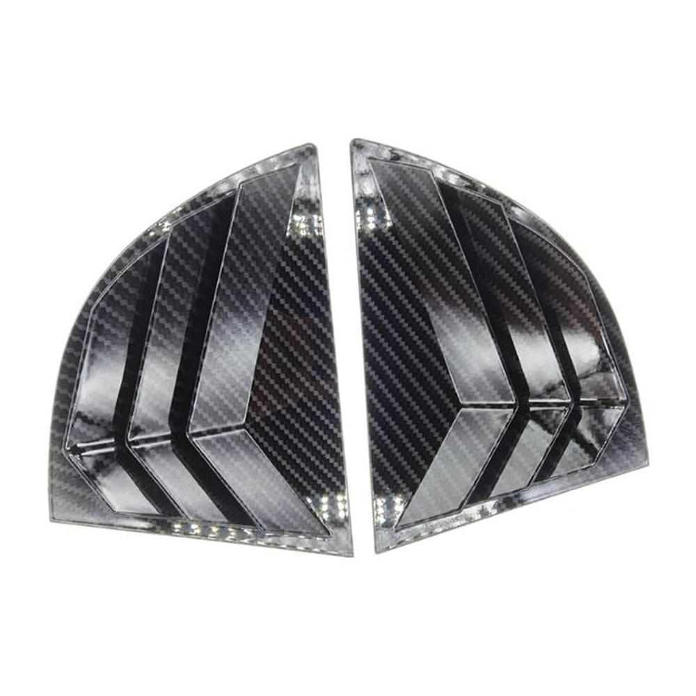 For HONDA Civic 2006-2011 Carbon Fiber Look Side Vent Window Scoop Louver Cover