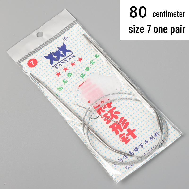 Full Set Stainless Steel Circular Knitting Needles for Sweaters
