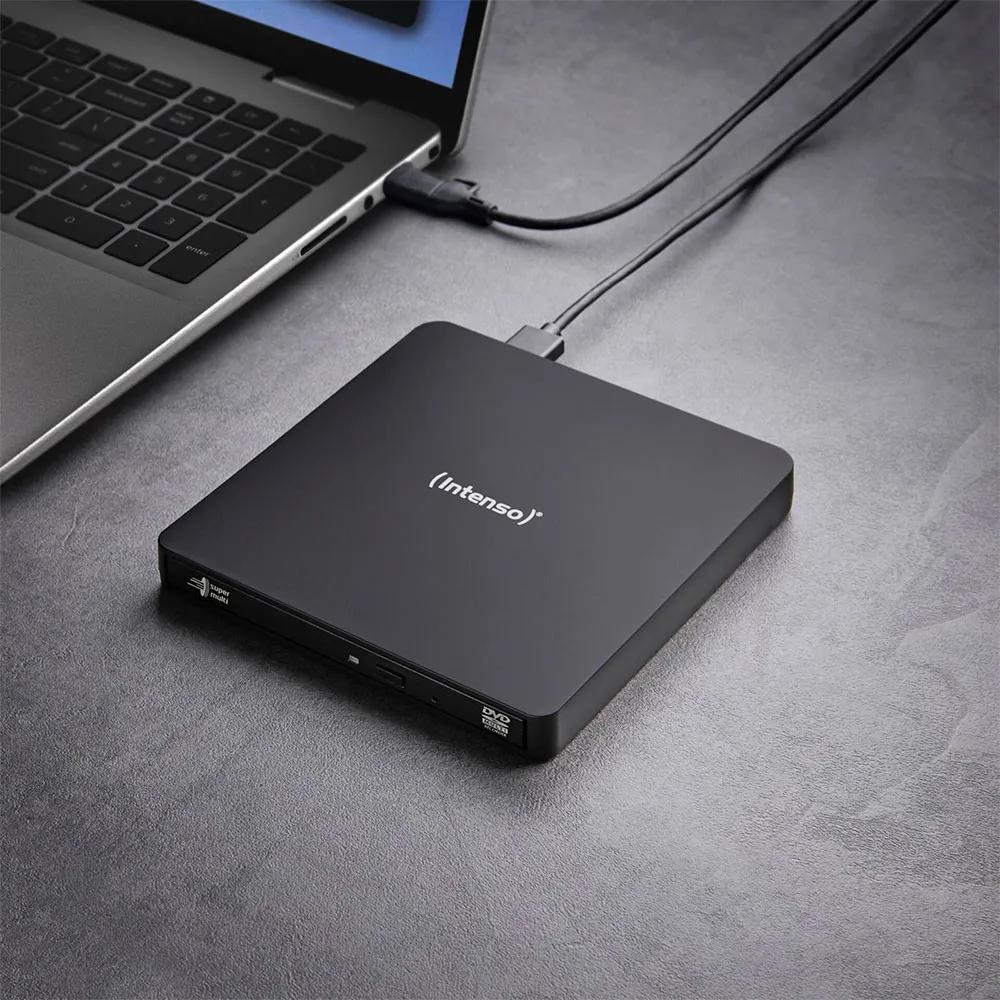 Intenso eod 400d slim external DVD writer USB 3.2 Black