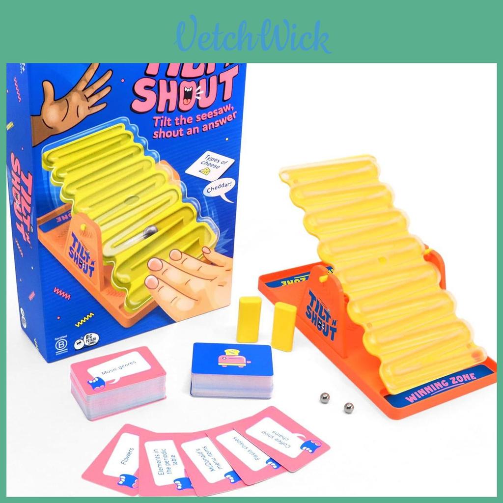 Altalena Tilt N Shout in Plastica Fai da Te Bilancia Oscillante per Divertimento Familiare e Intrattenimento per Bambini