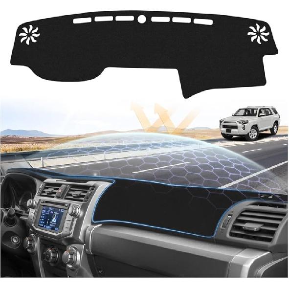 Dash Cover For 2015-2025 Ford Edge Dashboard Cover Mat For Edge Accessories Sunshade Nonslip Mesh Protector No Glare