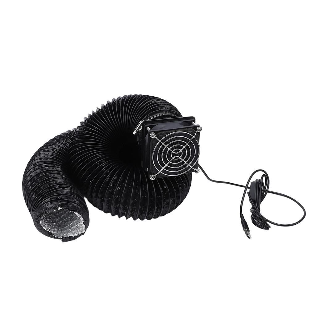 Exhaust Fan for 3D Printer Enclosure Odor Removal and Fume Extraction Kit 70mm Diameter Retractable Hose