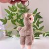 Alpaca Adorable Sweet Plush Toy Keychain Fluffy Mini Doll Great For Bag Charms