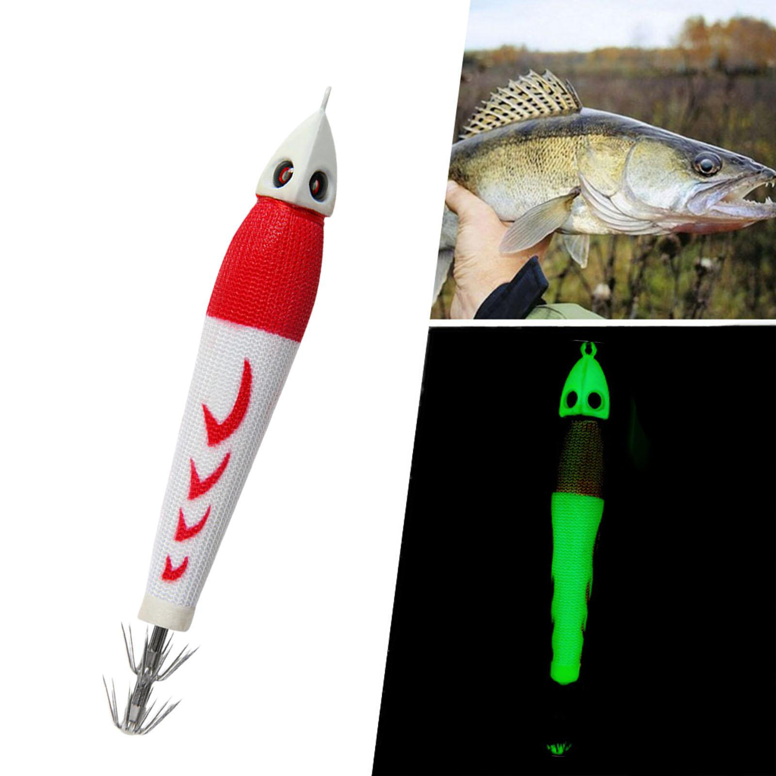 

Светящийся крючок для джиг-кальмара, приманка Devilfish, ночная рыболовная снасть, приманки для лодки 120g