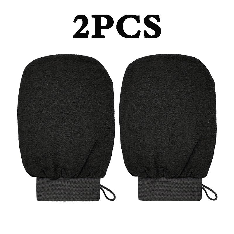 1/2PCS Matte Exfoliating Gloves Back Frosted Body Exfoliating Massage Gloves Durable Double-sided Deep Cleaning Towel Shower