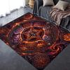 2025 New Satan's Pentagram Carpet Rug for Living Room Bedroom Home Sofa Decoration,Kids play Non-slip Floor Mat137