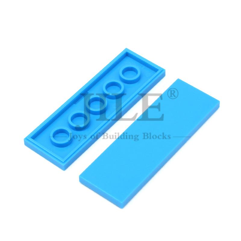 40pcs MOC Smooth Tile 2x6 DIY Building Blocks 69729 Bricks Compatible Educational Creative Assembled Children Construction Toys