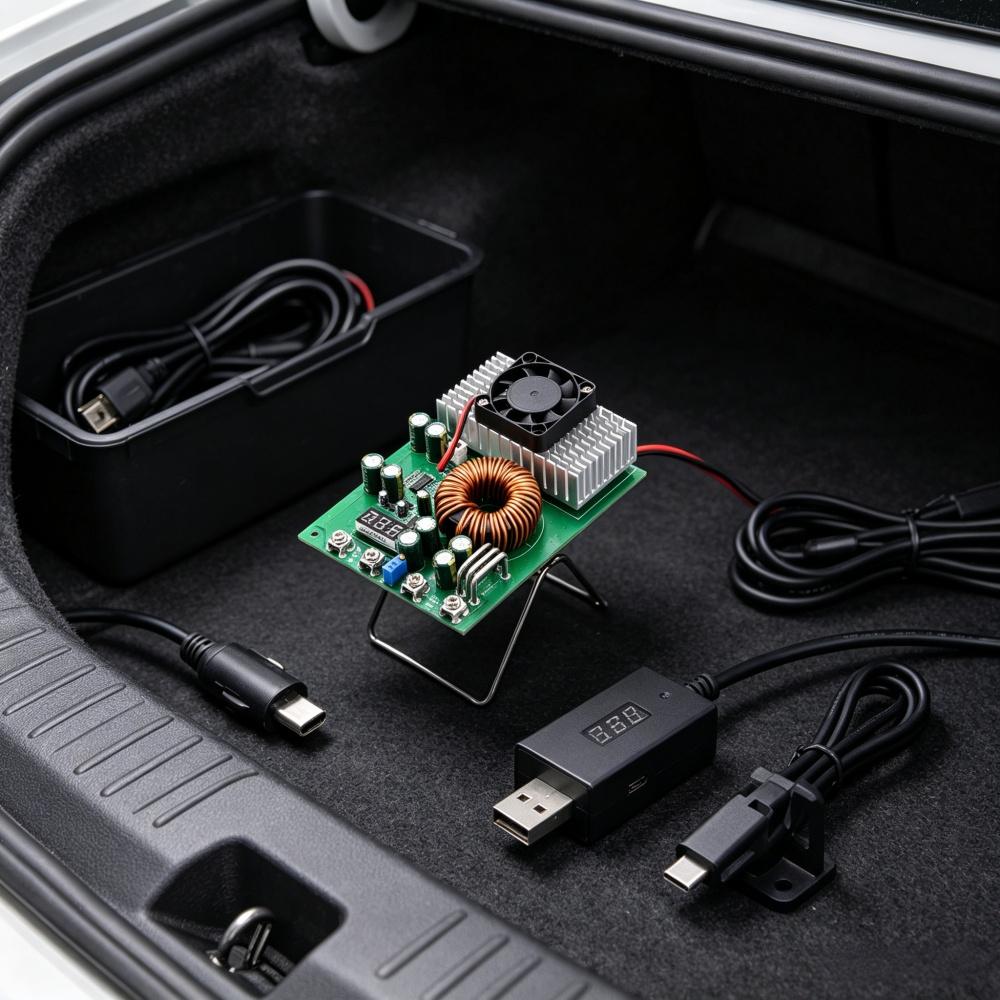 Adjustable DC Step Down Converter Module 1000W High Efficiency Digital Display Voltage Regulator for Industrial Electronics