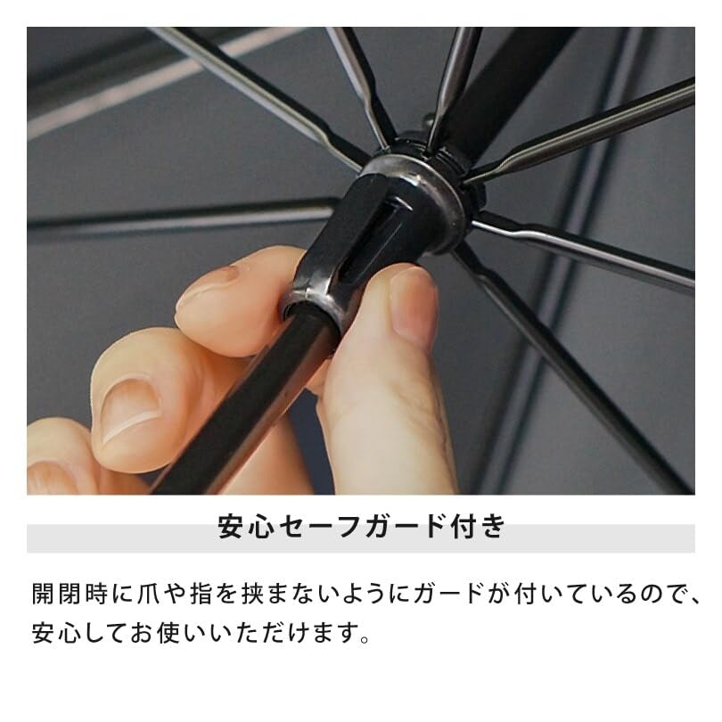 PU Outing Cat Mini Folding White [BECUSE] Umbrella/Parasol