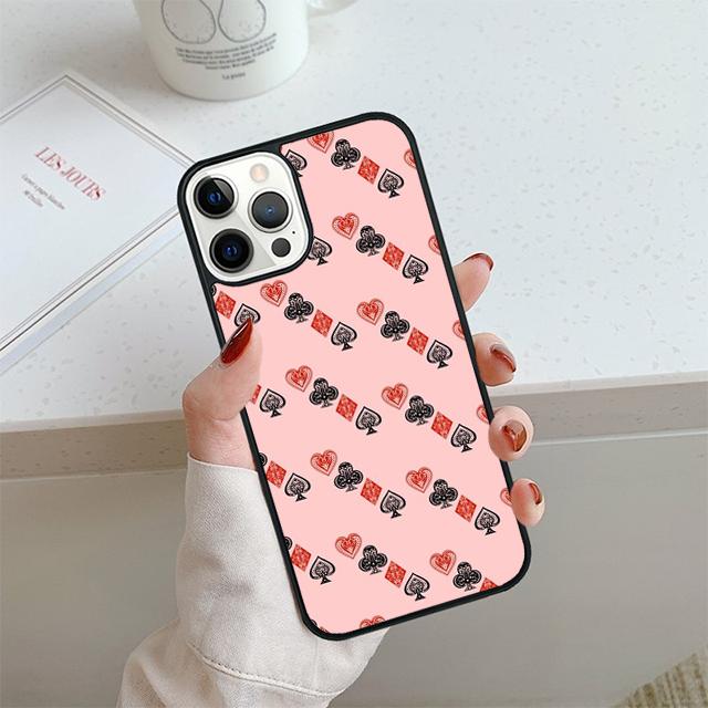 Poker Playing Cards Phone Case For iPhone 17 Air 13 12 14 15 16 Cover For Apple 14 15 16 Pro Max Plus Coque